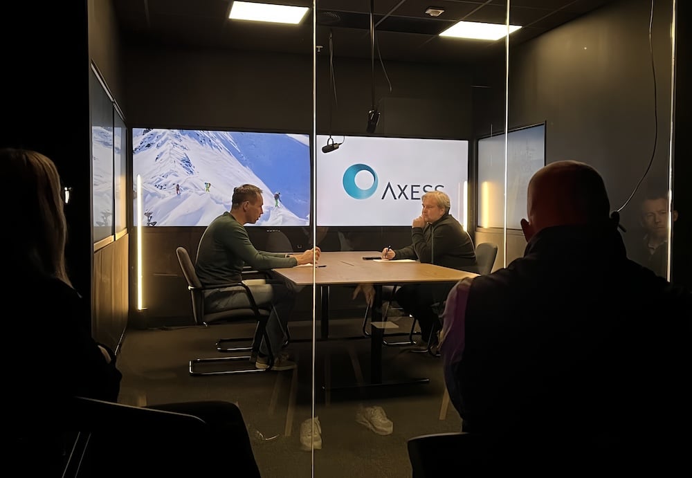 Håvard Bjerkeli - Axess - trening i PeopleLab-vmake